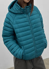 (UNISEX) Cork Two-Way Wellon Lightweight Padded Jacket