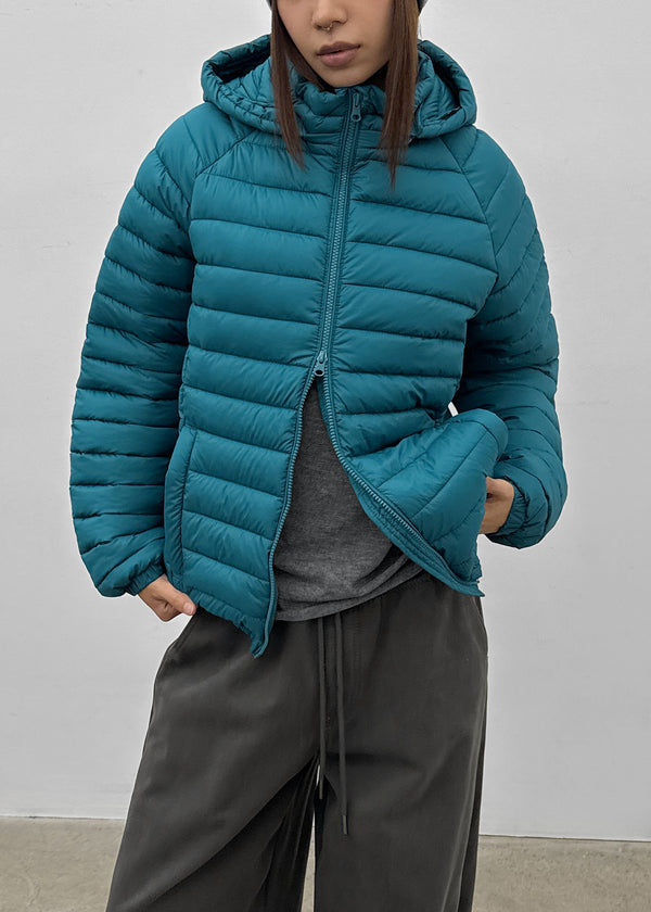 (UNISEX) Cork Two-Way Wellon Lightweight Padded Jacket