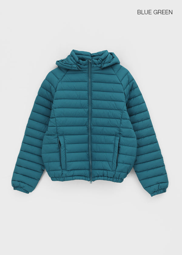 (UNISEX) Cork Two-Way Wellon Lightweight Padded Jacket