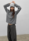 Shunt Slub Lettering Long Sleeve Tee