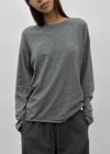 Shunt Slub Lettering Long Sleeve Tee