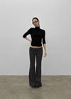 Fanis Low-waist Wool Bootcut Slacks