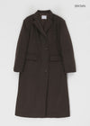 Pennyol Quilted Wool Long Coat (50% Wool)