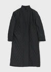 Pennyol Quilted Wool Long Coat (50% Wool)