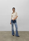 Creeby Soft Low-Waist Bootcut Denim Pants