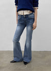 Creeby Soft Low-Waist Bootcut Denim Pants