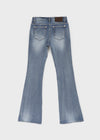 Creeby Soft Low-Waist Bootcut Denim Pants