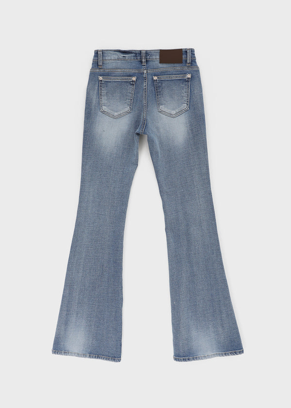 Creeby Soft Low-Waist Bootcut Denim Pants