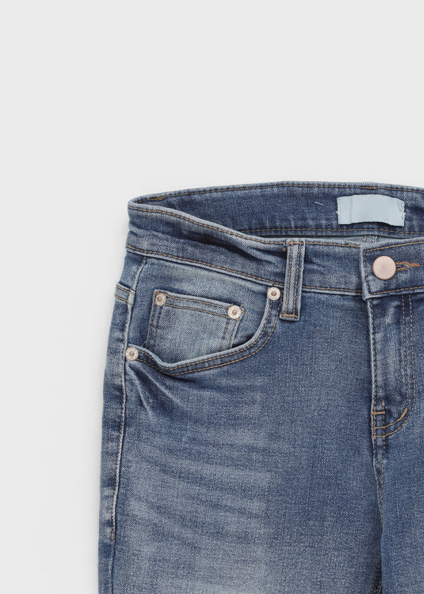 Creeby Soft Low-Waist Bootcut Denim Pants