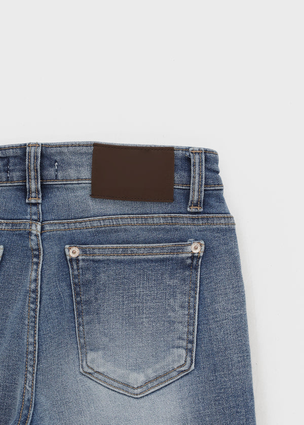 Creeby Soft Low-Waist Bootcut Denim Pants
