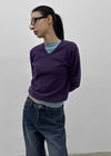 Tanker Lambswool V-neck Knit