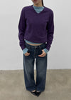Tanker Lambswool V-neck Knit