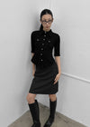 Kansha Low-waist Pocket Midi Skirt