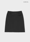 Kansha Low-waist Pocket Midi Skirt
