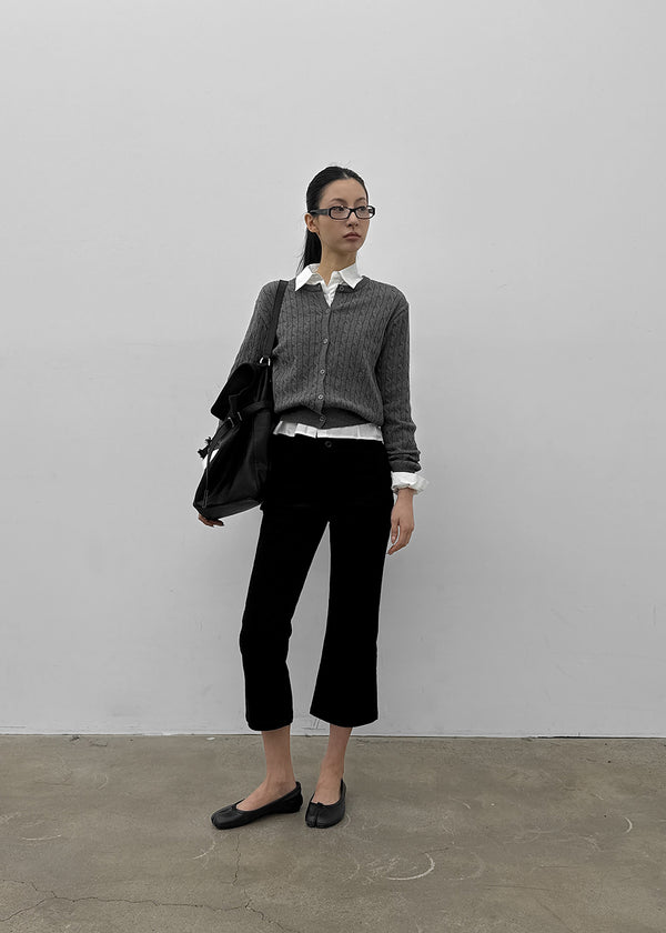 Cool cable knit cardigan