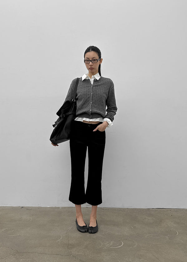 Cool cable knit cardigan