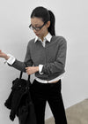 Cool cable knit cardigan