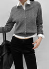 Cool cable knit cardigan