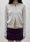 Cool cable knit cardigan