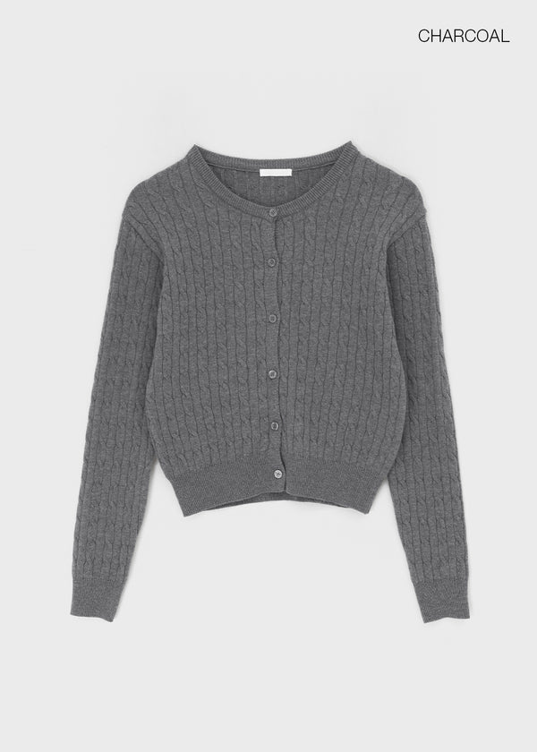 Cool cable knit cardigan