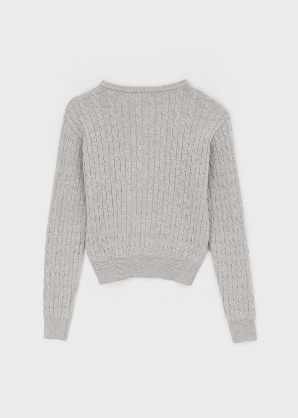 Cool cable knit cardigan