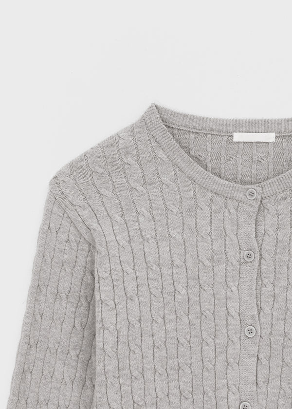 Cool cable knit cardigan