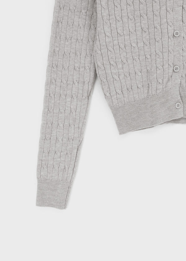 Cool cable knit cardigan