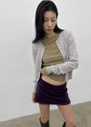 Picut lace mini skirt pants
