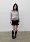 Picut lace mini skirt pants