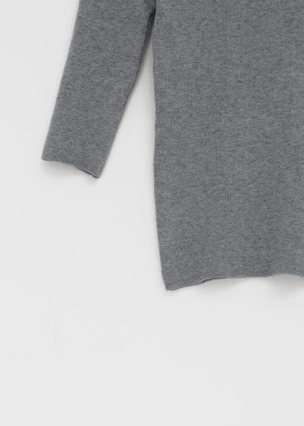 Pounon 3/4 length high neck knit
