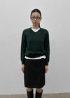 Tanker Lambswool V-neck Knit