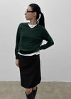 Tanker Lambswool V-neck Knit