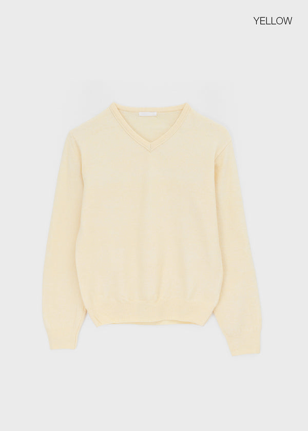 Tanker Lambswool V-neck Knit