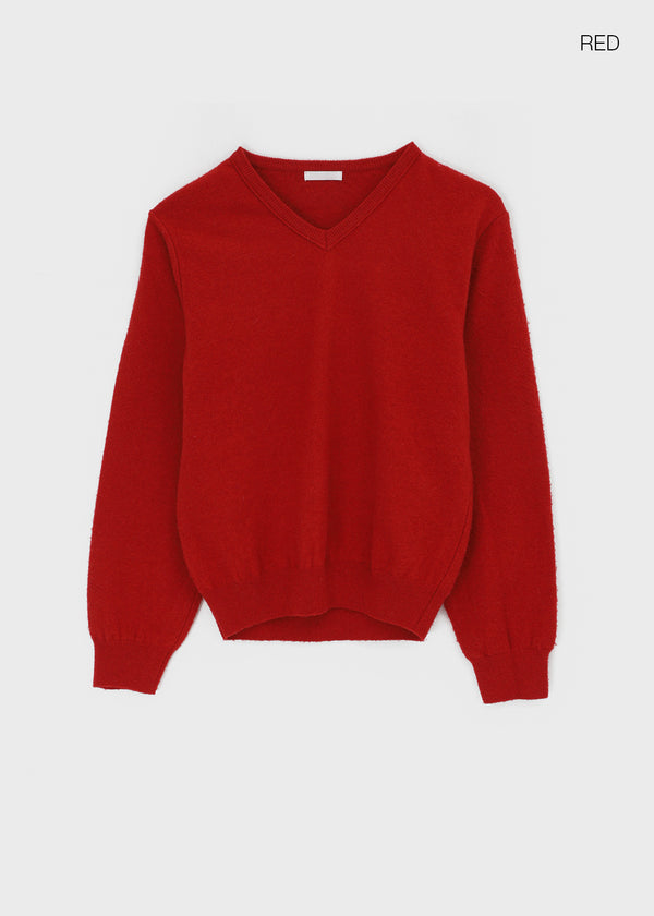 Tanker Lambswool V-neck Knit