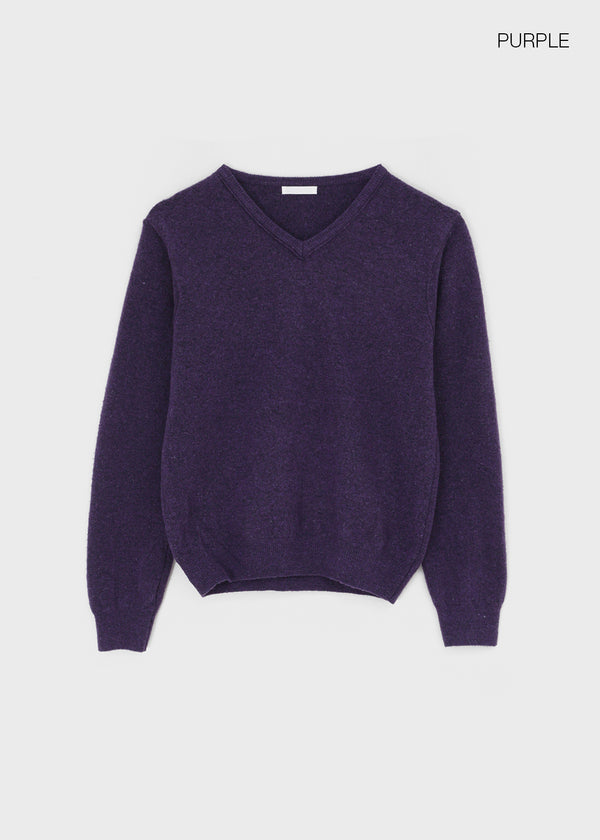 Tanker Lambswool V-neck Knit