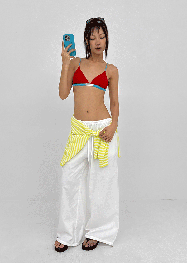 Keisha Color-block Bra Top