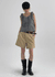Naoming Check Sleeveless Blouse