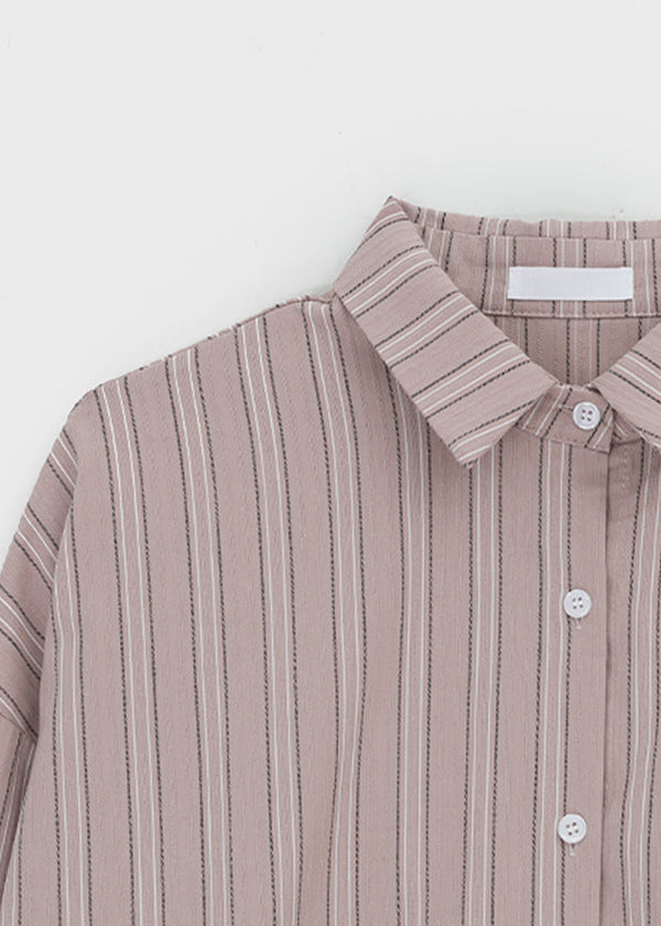 Obhi Stripe Overfit Shirt