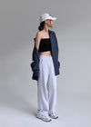 (UNISEX) Kanter Overfit Cotton Shirt