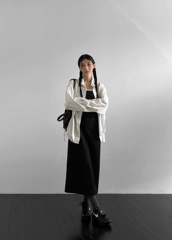 Obhi Stripe Overfit Shirt