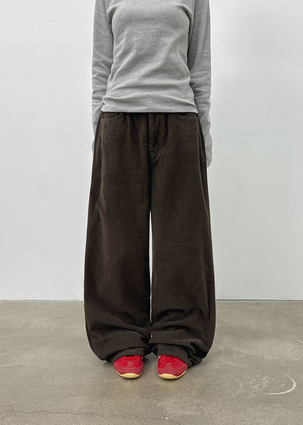 Franno Basic Wide Corduroy Pants