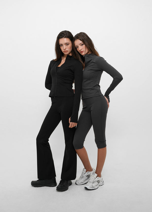 [B-BASIC] Athleisure High-Neck Zip-Up (UPF 50+) (2SIZE)