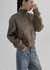 E-Twin High Neck Suede Zip-Up Jumper (2 oz)
