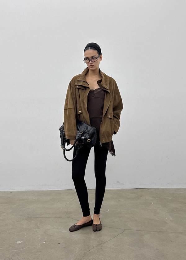 [MADE] Jariz High-neck Suede Jumper