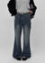 Edge Cargo Wide Bootcut Denim Pants