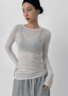 Of Stripe Long Sleeve Tee (30% Wool)