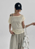 Hinz Basic Off-Shoulder Short Sleeve Tee