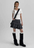 Roman Frill Check Skirt