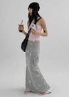 Forenz Star Cargo Maxi Long Skirt