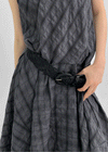Bobku rattan wide belt